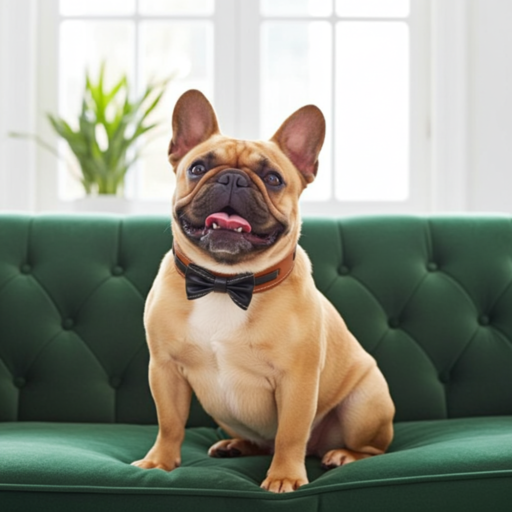 The "Bowtie" collar brown