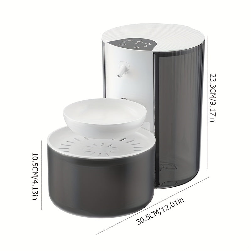 Fontana d'Acqua Smart per Gatti 3L - USB & Batteria | Smart Cat Water Fountain 3L