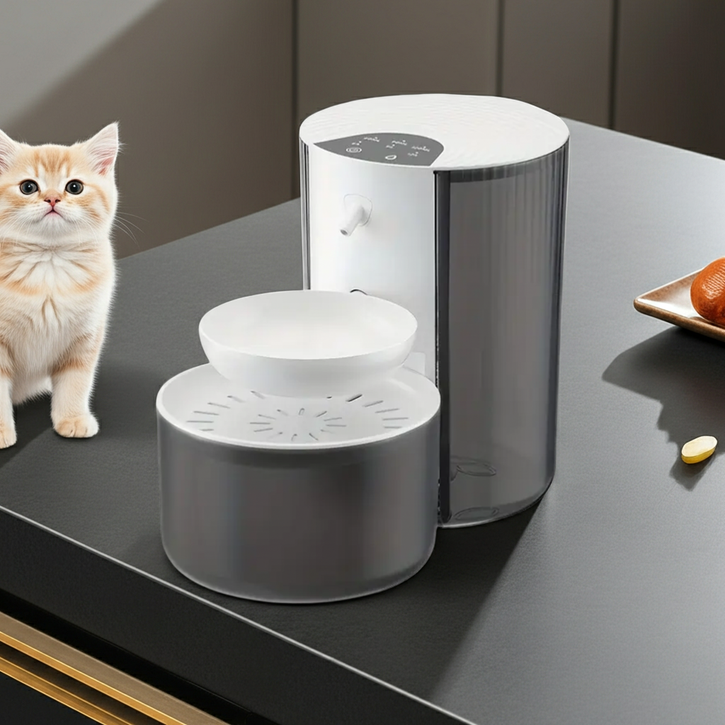Fontana d'Acqua Smart per Gatti 3L - USB & Batteria | Smart Cat Water Fountain 3L