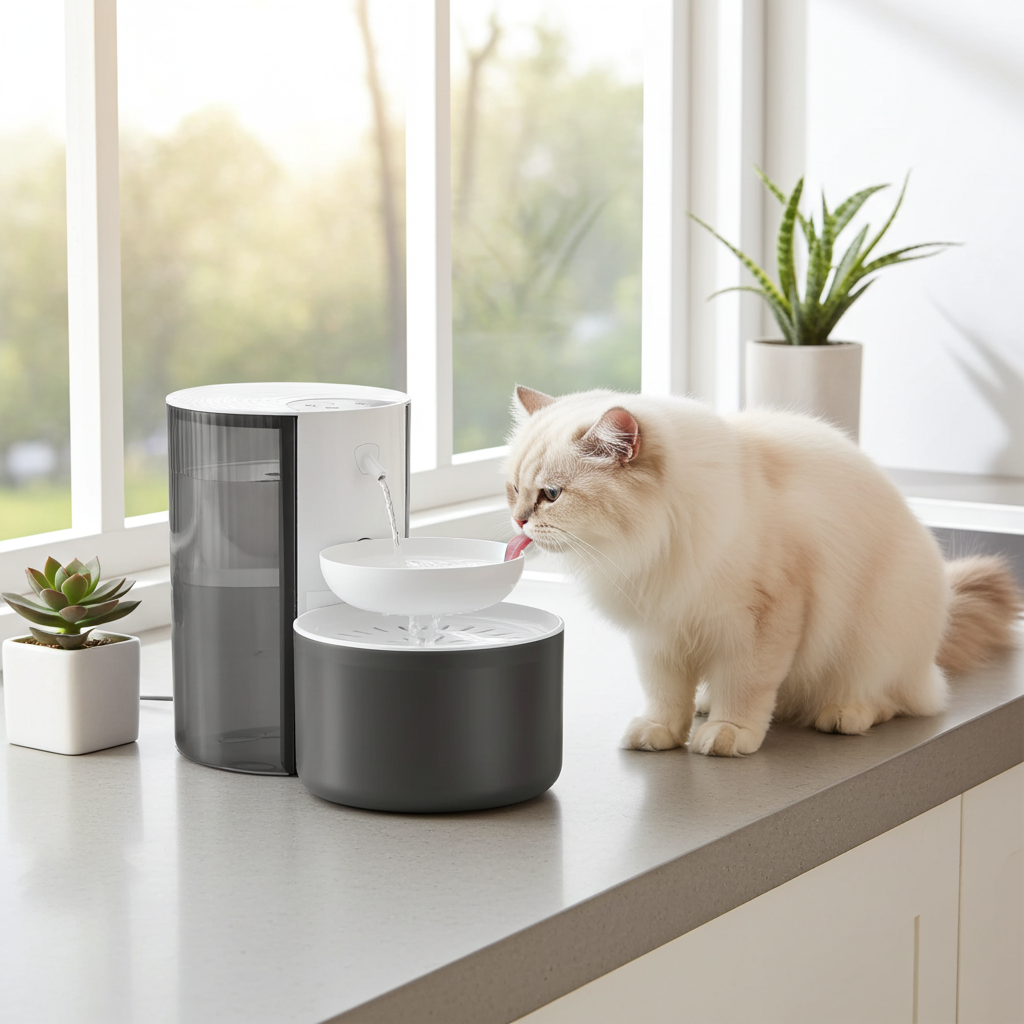 Fontana d'Acqua Smart per Gatti 3L - USB & Batteria | Smart Cat Water Fountain 3L