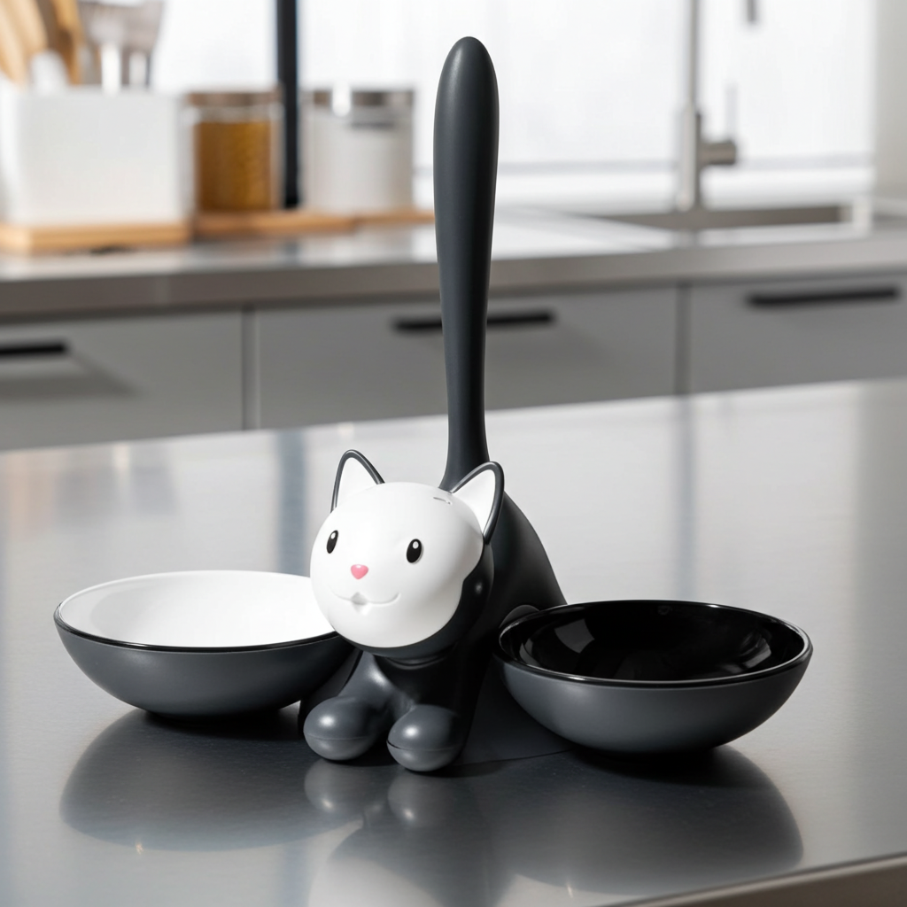 Alessi Tigrito — Ciotola di Design per Gatti | Nera