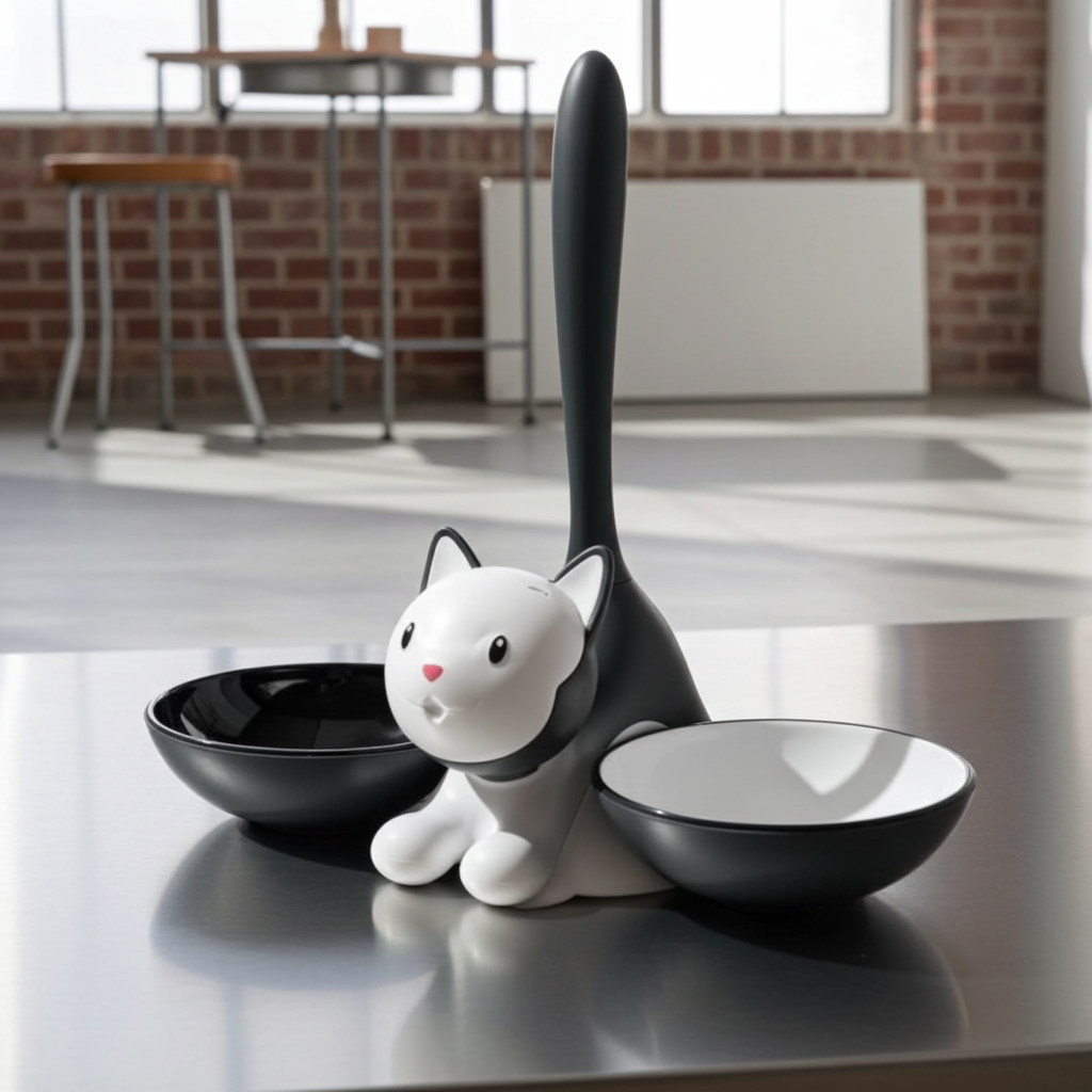 Alessi Tigrito — Ciotola di Design per Gatti | Nera